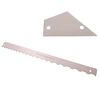 GNR2 Righello per manico per basso di misurazione in acciaio inossidabile, stile: denti singoli + righello di livellamento