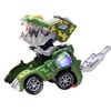 HG-884 Deformazione spray Dinosauro Dinosauro Fighting Vehicle Light Music Automatic Rotating Bambini giocattoli (verde)