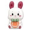 Bambini che cantano puzzle coniglio luminoso Early Education Learning Machine (Pink)