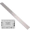 Righello per manico per chitarra basso in acciaio inossidabile GNR3, stile: doppio dente + righello alto per corde