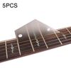 Righello di livellamento in acciaio inossidabile da 5 pezzi Strumenti di misurazione del righello di riparazione della chitarra