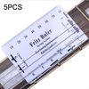 Strumenti per righello di misurazione della riparazione della chitarra del righello alto della corda della chitarra 5PCS