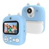 1200W Pixel Display da 2,4 pollici per bambini Stampa fotocamera istantanea Blu standard