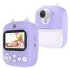1200W Pixel Display da 2,4 pollici per bambini Stampa fotocamera istantanea Standard Viola