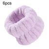10pcs Lavaggio Anti-umidità Lavaggio del viso Cinturino da polso Sport Bracciale per la pulizia del sudore Manicotto che assorbe il sudore (Viola chiaro)