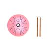 Shuffle SD-5 Strumento a percussione a tamburo vuoto spensierato con lingua in acciaio da 5,5 pollici (rosa)
