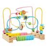 Perline per bambini intorno a blocchi di puzzle multifunzionali, stile: Animali
