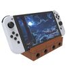 Per Nintendo Switch / Switch OLED / NGC SW450 Convertitore di impugnatura Multifunzione Base di ricarica Screener (marrone)
