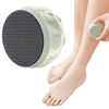 Epilatore manuale in vetro di cristallo con smerigliatrice per piedi a doppia faccia 2 in 1 (verde)
