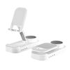 Supporto per tablet per telefono cellulare con supporto per altoparlante Bluetooth da tavolo 2 in 1 (bianco)