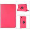Per Samsung Galaxy Tab A9+ Custodia per tablet in pelle con rotazione a 360 gradi Litchi Texture (Rosa rossa)