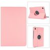 Per Samsung Galaxy Tab A9+ Custodia per tablet in pelle con rotazione a 360 gradi Litchi Texture (rosa)