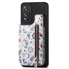 Custodia per telefono posteriore con cerniera verniciata retrò per Redmi 8A (nera)