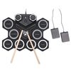 Batteria da tavolo G6008 con batteria portatile al litio sonora Set batteria per esercitazione per bambini Bluetooth (nero)