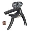 Galux GC501A Clip per chitarra acustica Pitch Clip per ukulele folk in metallo con custodia, Colore: nero
