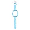 Custodia protettiva per cinturino dell'orologio integrata in silicone per Tamagotchi UNI (2023) Pet Game Machine (blu trasparente)