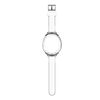 Custodia protettiva per cinturino orologio integrato in silicone per Tamagotchi UNI (2023) Pet Game Machine (trasparente)
