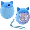 Per Tamagotchi Pix Cartoon Console di gioco elettronica per animali domestici Custodia protettiva in silicone antiscivolo e anticaduta (blu)