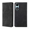 Custodia per telefono in pelle magnetica per Honor X5 Plus 4G / Play 40C Skin Feel (nera)