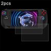 Per console di gioco MSI Claw da 7 pollici 2 pezzi 9H 0,3 mm Pellicola in vetro temperato antideflagrante