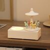 Altoparlante Bluetooth wireless carino a forma di carosello con luce notturna (bianco)