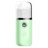 Umidificatore per misuratore di idratazione con interfaccia USB per strumento disinfettante per alcol portatile da 30 ml, Colore: verde