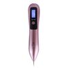Strumento di bellezza per la pulizia del punto della talpa del laser domestico LCD a 9 ingranaggi con luce di colpo (oro rosa)