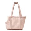 Borsa per animali domestici Borsa da gita per gatti a spalla autunno e inverno, colore: rosa chiaro