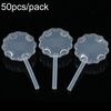 Siringa per marmellata con contagocce in plastica usa e getta da 50 pezzi/confezione da 4 ml, modello: forma di pizzo
