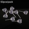 Siringa per marmellata con contagocce in plastica usa e getta da 50 pezzi/confezione da 4 ml, modello: Love Shape