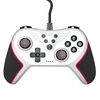 Per Switch/PC Gamepad USB cablato con funzione di vibrazione e burst (bianco)