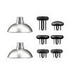 Per PS5 Joystick 8 pezzi/Set Gamepad Pulsanti in metallo Testa a fungo Base magnetica Chiavi a croce Set di accessori