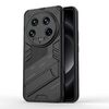 Per Xiaomi 14 Ultra 5G Punk Armor 2 in 1 PC + custodia per telefono TPU con supporto (nero)