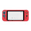 Per Nintendo Switch Game Console Custodia protettiva completa in silicone tinta unita (rosso)