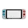 Per Nintendo Switch Game Console Custodia protettiva completa in silicone tinta unita (trasparente)