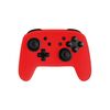 Per Nintendo Switch Pro Game Handle Custodia protettiva in silicone tinta unita (rosso)