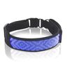 Collare per animali domestici con display a LED Collare monocolore fai-da-te ad alta visibilità ricaricabile (blu)