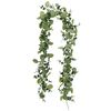 180 cm Simulazione Verde Eucalipto Foglia di edera Rattan Appeso Decorazione floreale finta Rattan, Stile: Modello F