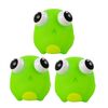 3 pezzi/pacchetto Kawaii Squeeze Eye-Popping Toys Set Cartoon Animal Decompression Toys, Stile: Rana
