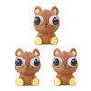 3 pezzi/pacchetto Kawaii Squeeze Eye-Popping Toys Set Cartoon Animal Decompression Toys, Stile: Orso