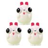 3 pezzi/pacchetto Kawaii Squeeze Eye-Popping Toys Set Cartoon Animal Decompression Toys, Stile: Coniglio