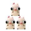 3 pezzi/pacchetto Kawaii Squeeze Eye-Popping Toys Set Cartoon Animal Decompression Toys, Stile: Maiale