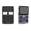Custodia protettiva antipolvere in silicone per console di gioco portatili ANBERNIC R36S (nera)