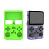 Custodia protettiva antipolvere in silicone per console di gioco portatili ANBERNIC R36S (verde luminoso)