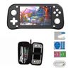 Console di gioco portatile retrò XF43, console di gioco open source con schermo grande da 4,3 pollici, lettore video da gioco, 128 GB (nera)