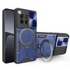 Per OnePlus 12 5G Global CD Texture scorrevole Camshield Custodia magnetica per telefono (blu)