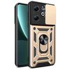 Per Infinix Smart 8 Plus / 8 Pro Cover per fotocamera scorrevole Design TPU + Custodia per PC (Oro)