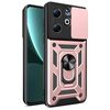 Per Infinix Smart 8 Plus / 8 Pro Cover per fotocamera scorrevole Design TPU + Custodia per PC (Oro rosa)