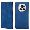 Custodia per telefono in pelle magnetica per Honor Magic6 Skin Feel (blu)