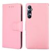 Per la custodia del telefono in pelle con texture cristallo Realme C65 4G (rosa)